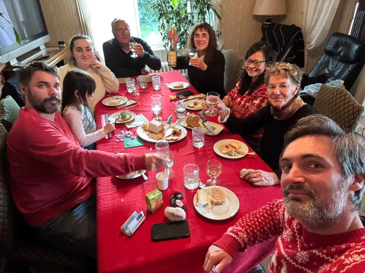La famille Michel dans la plantation