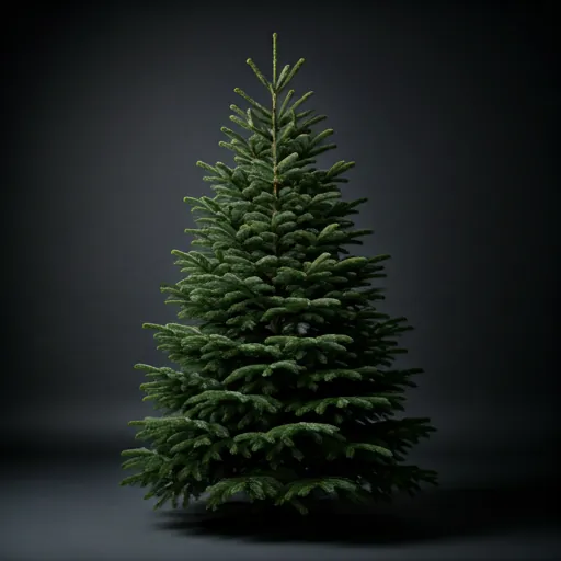 Sapin Nordmann cultivé en Bretagne